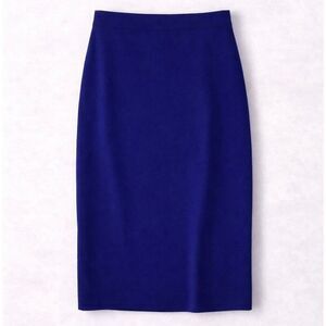 Alexander McQueen Blue Pencil Skirt Size L (IT 46) | Knee Length